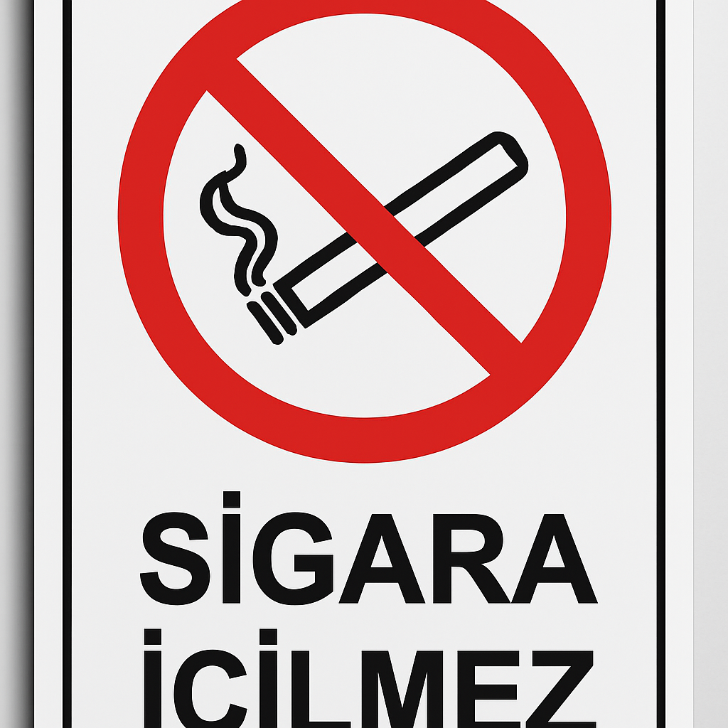 Sigara İçilmez Levhası 50×70 cm